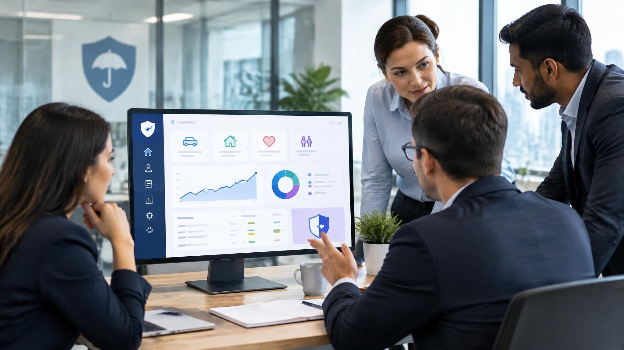 insurance software interface