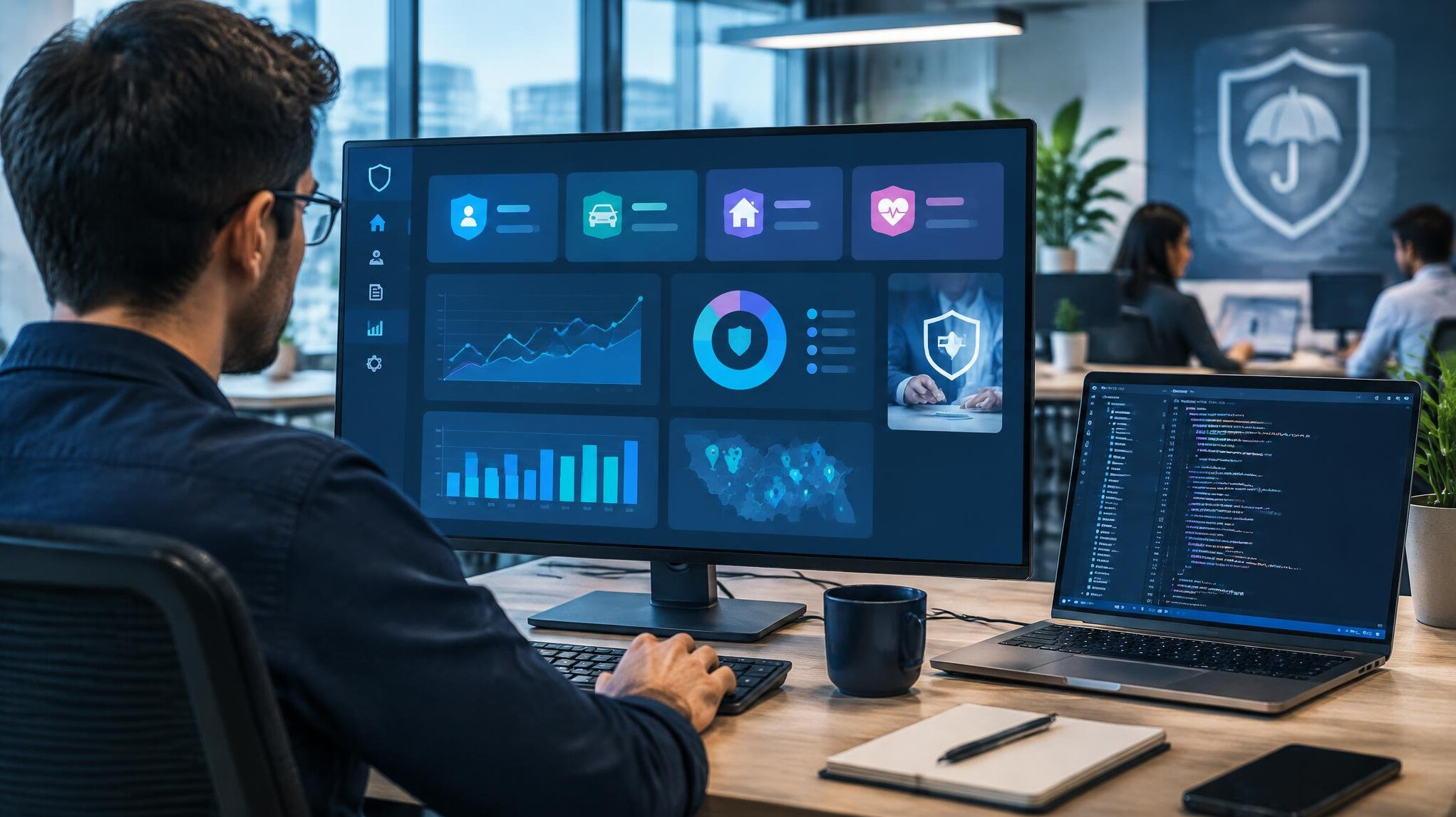digital insurance dashboard