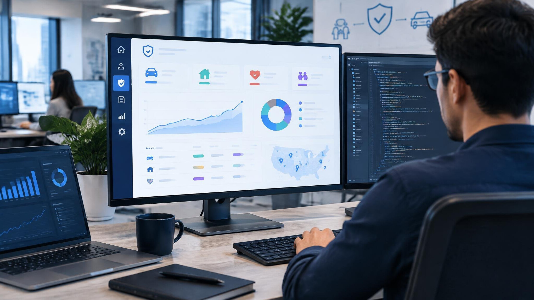 insurance software dashboard